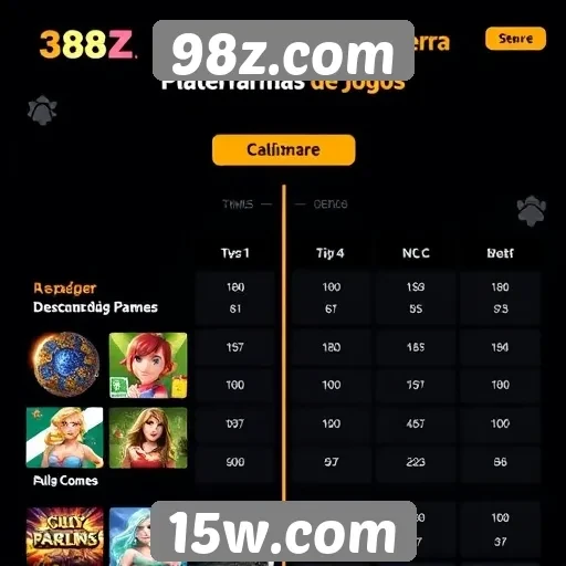 Comparativo entre 98z.com e outras plataformas de jogos